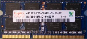 4GB 2Rx8 PC3-10600S-9-10-F2