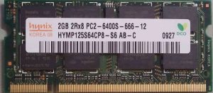 2GB 2Rx8 PC2-6400S-666-12