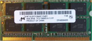 4GB 2Rx8 PC3-10600S-9-11-FP