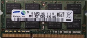 4GB 2Rx8 PC3-10600S-9-11-F3