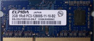 2GB 2Rx8 PC3-12800S-11-10-B2 Elpida