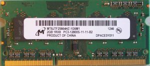 2GB 1Rx8 PC3-12800S-11-11-B2 Micron