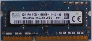 4GB 1Rx8 PC3L-12800S-11-12-B4