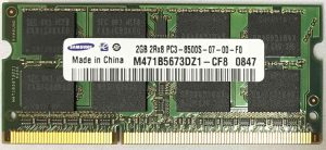 2GB 2Rx8 PC3-8500S-7-00-F0