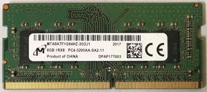 8GB 1Rx8 PC4-3200AA-SA2-11 Micron