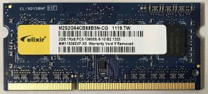 2GB 1Rx8 PC3-10600S-9-10-B2