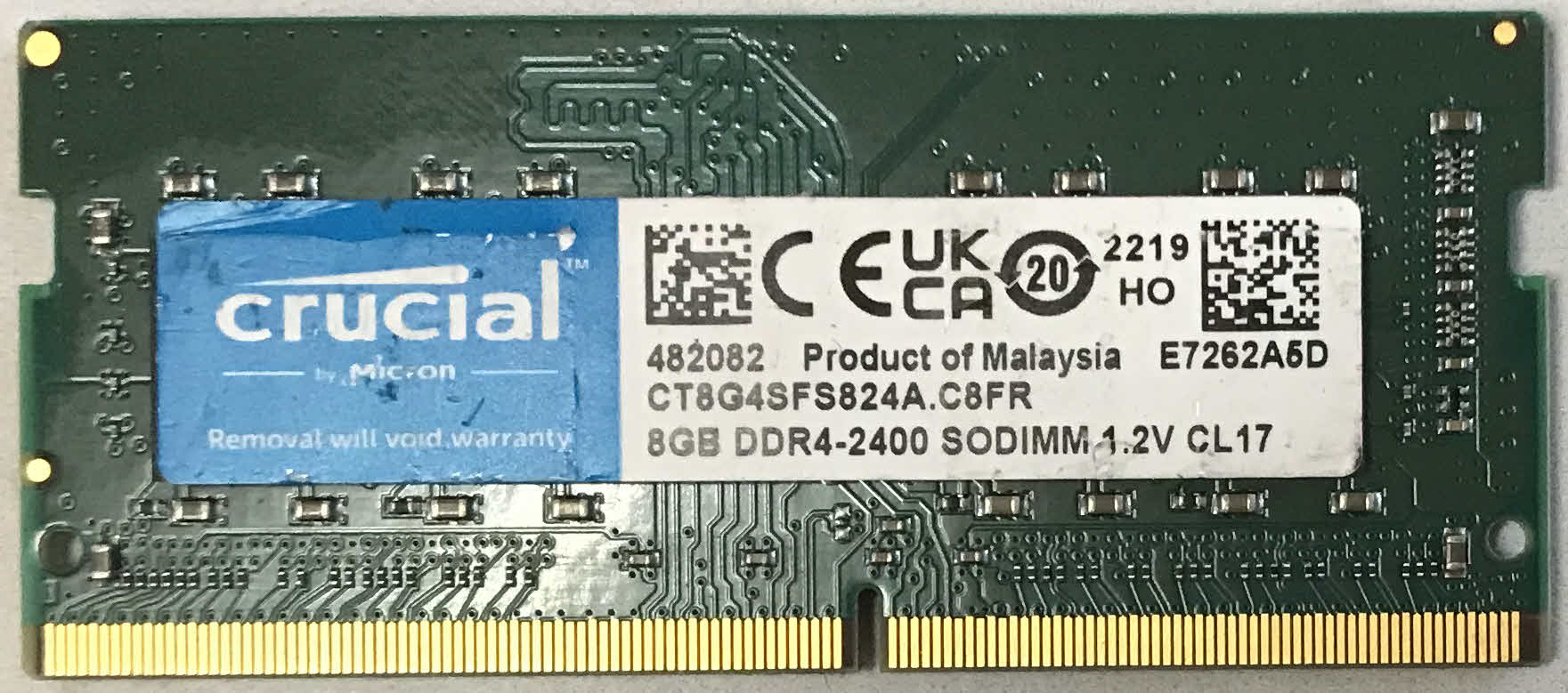 8GB PC4-2400 Crucial